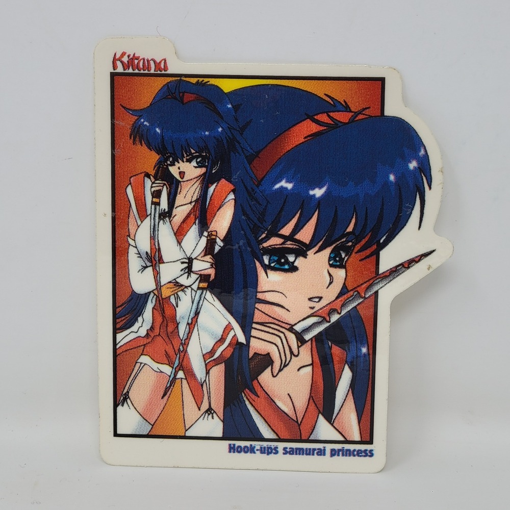 Vintage Hook-Ups Samurai Princess Kitana Skateboard Sticker Jeremy Klein 90s